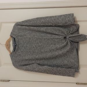 GYFT multi directional Stripe top